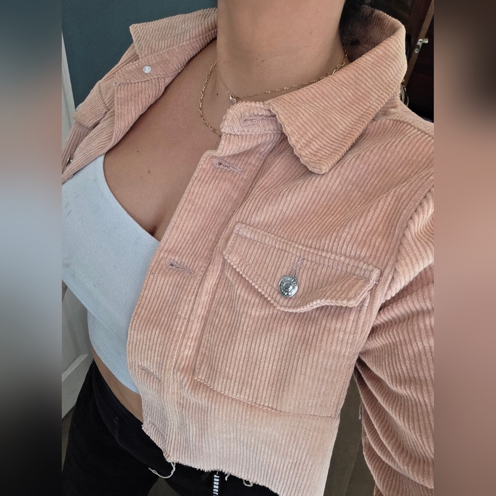 Almost Famous Corduroy Utility Jacket